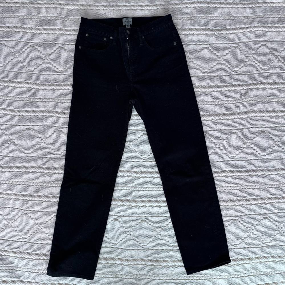 Vintage slim-straight corduroy pant, Black, Size 27